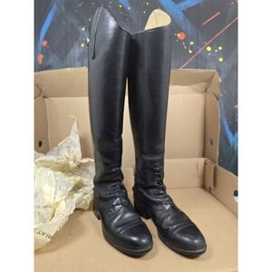 Ariat Challenge II Field Equestrian Riding Boots‎ Women's Sz 5.5 Black Leather